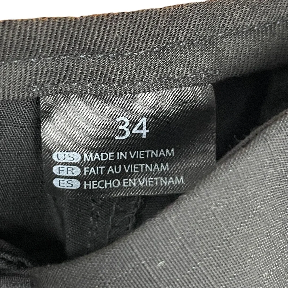 5.11 Tactical Black Ripstop Pants Mens 34 Gorpcore Utility Cargo Raw‎ Hem